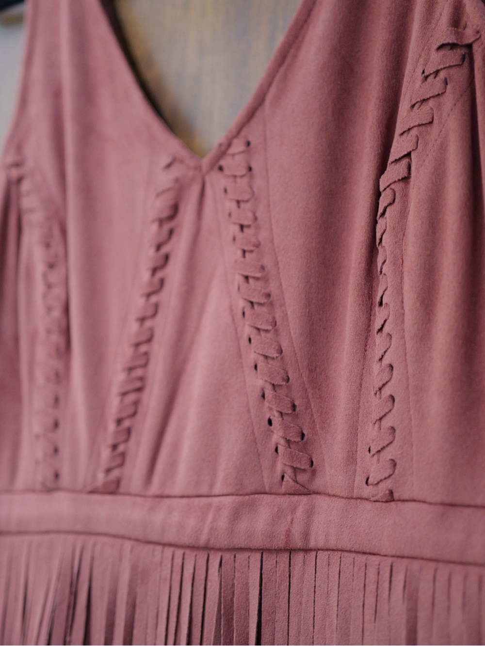 Idyllwind Rust Fringe High-Low Dress - Picture 6 of 8